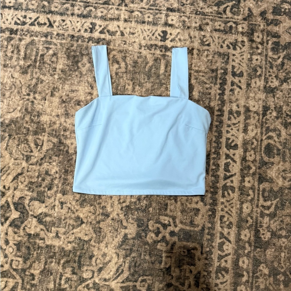 Forever 21 Sky Blue Camisole crop top size large